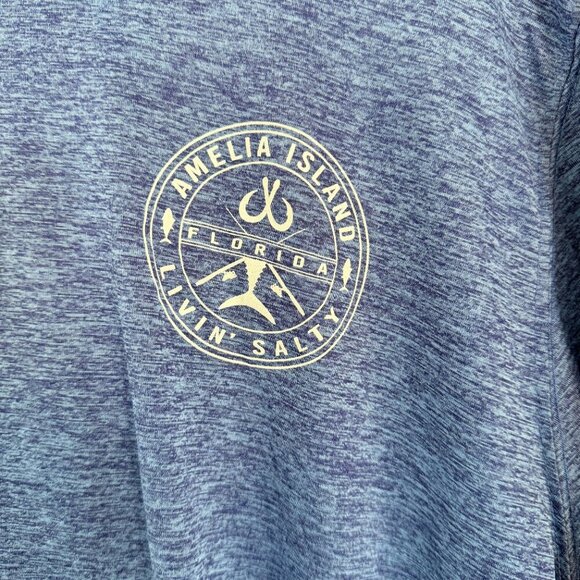 🌀 Amelia Island Florida “Livin’ Salty” Hoodie - Picture 2 of 4